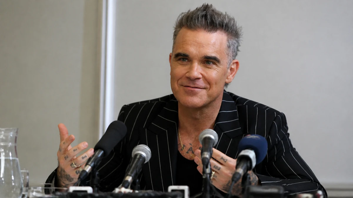 Robbie Williams zeigt Zunge gegen Kokain-Gerücht