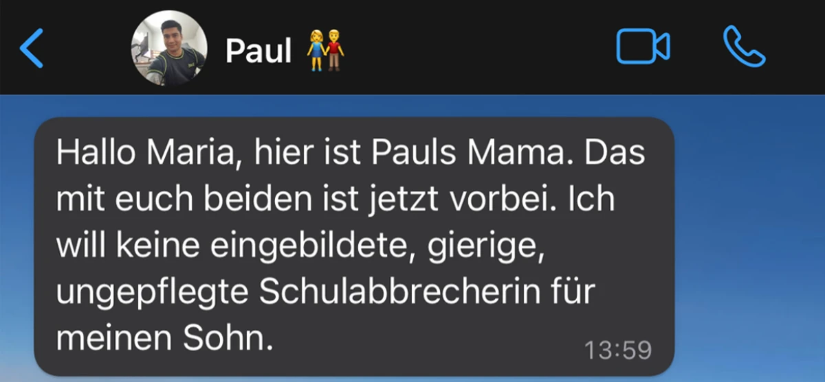 Schwiegermutter macht ernst