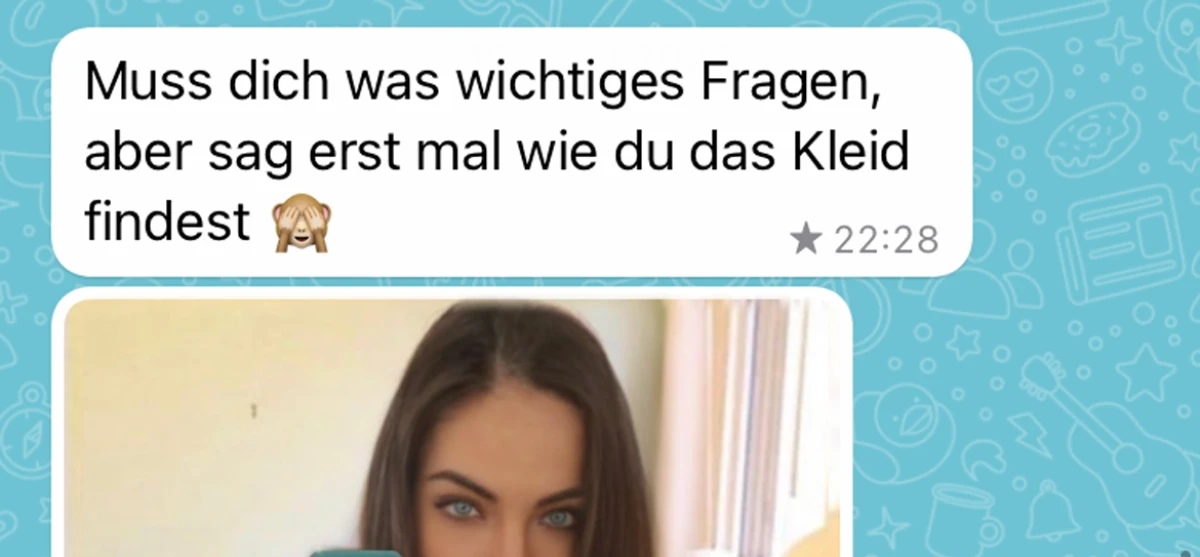 Sie hat da was "besonderes" drunter