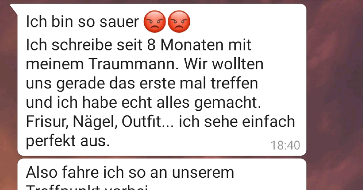 Er ist irgendwas zwischen 12 und 32