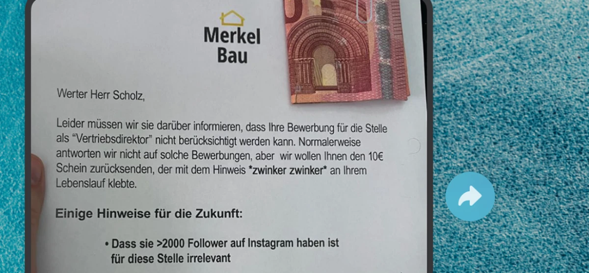 Also ich hätte ihn eingestellt