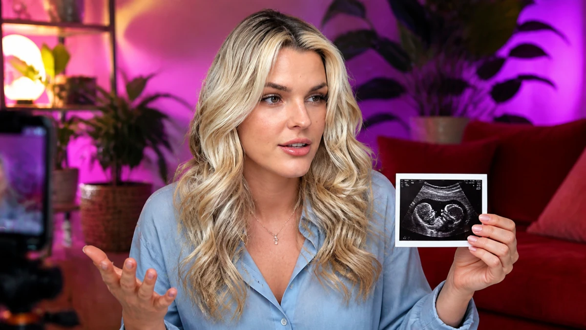 Charlotte Engelhardt wird Patentante von Nasrin und Joshs Baby