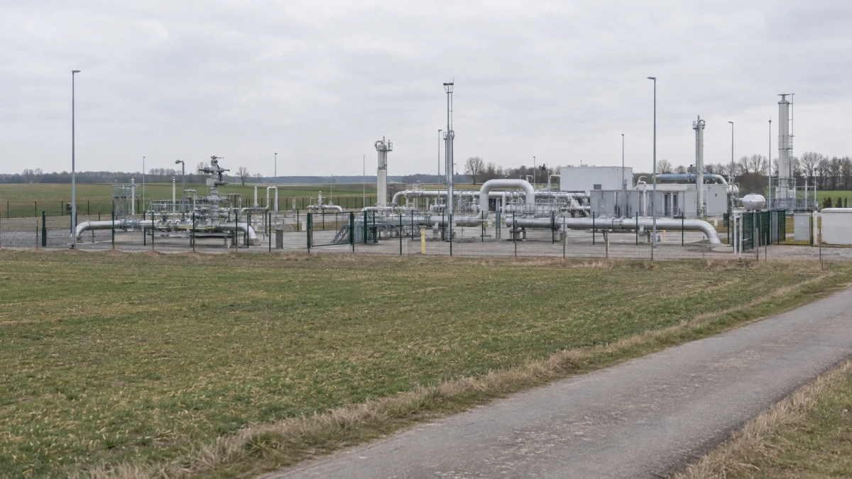 Gasspeicher Rehden ist zu weniger als zehn Prozent gefüllt