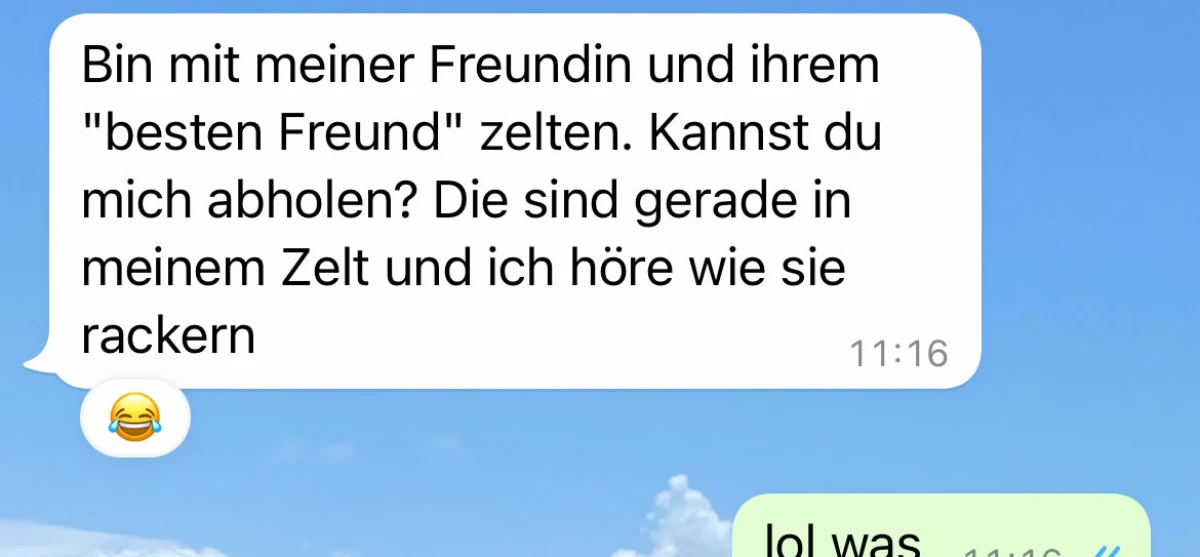 Er wollte nur schön zelten gehen