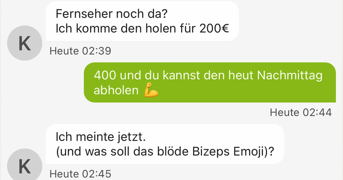 Nichts ist ihm wichtiger als dieser Fernseher