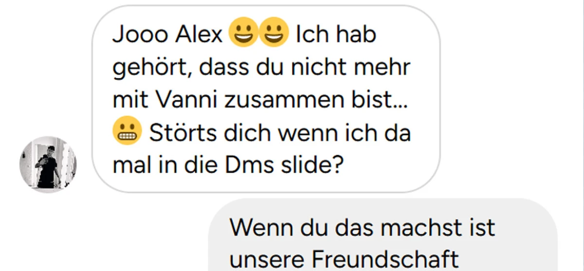 Freundschaft am Ende? Wenn der beste Freund der Ex-Freundin schreiben will