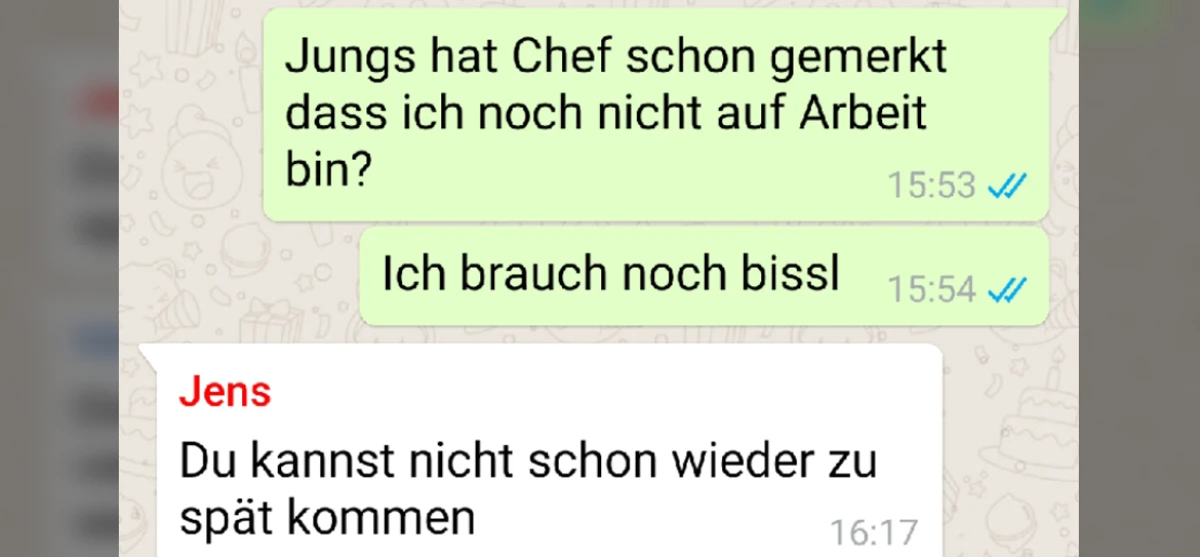Das wird ihm sein Chef nie verzeihen