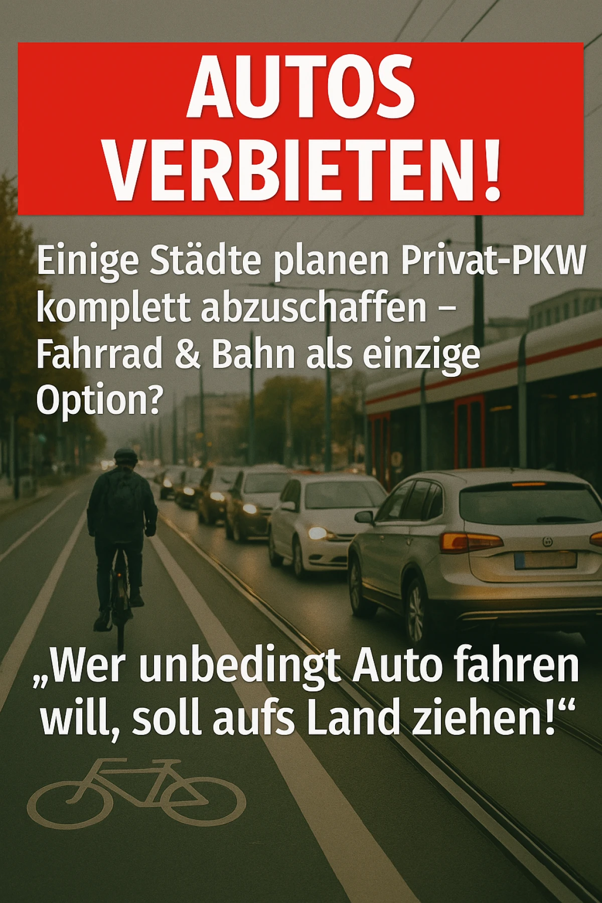 Städte im Wandel: Diskussion um vollständiges Verbot von Privat-PKW nimmt Fahrt auf