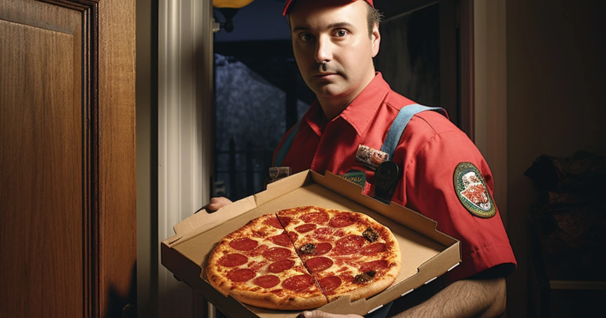 Sie wollte, dass man ihr eine Pizza bestellt