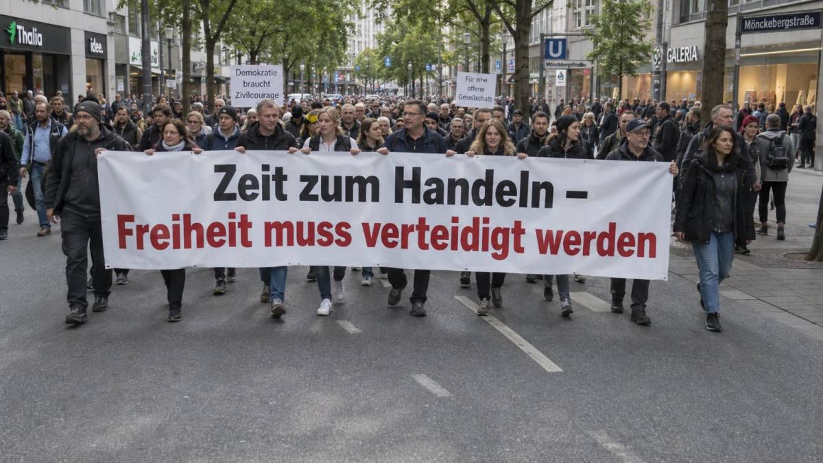 Zehntausende demonstrieren gegen Rechts – Krause fordert AfD-Verbot