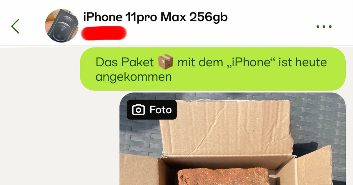 Er wollte doch nur ein neues Handy