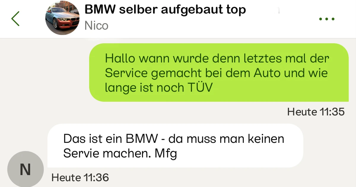 Augen auf wenn ihr ein neues Auto wollt