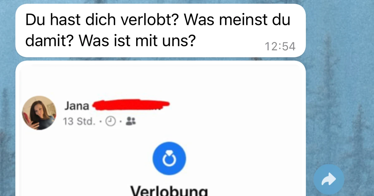 Sie hat sich heimlich verlobt