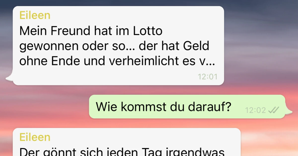 Sie kennt ihren Freund nicht gut genug