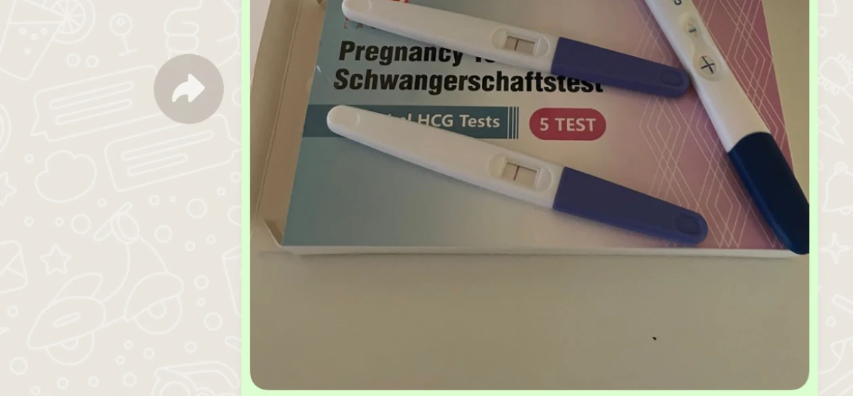 Sie ist schwanger, aber niemand darf es wissen