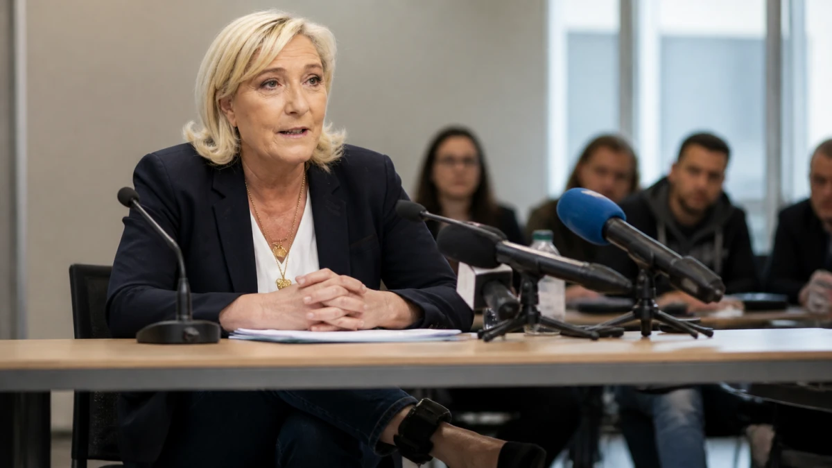 Marine Le Pen will trotz Verurteilung und Fußfessel bei Präsidentenwahl antreten