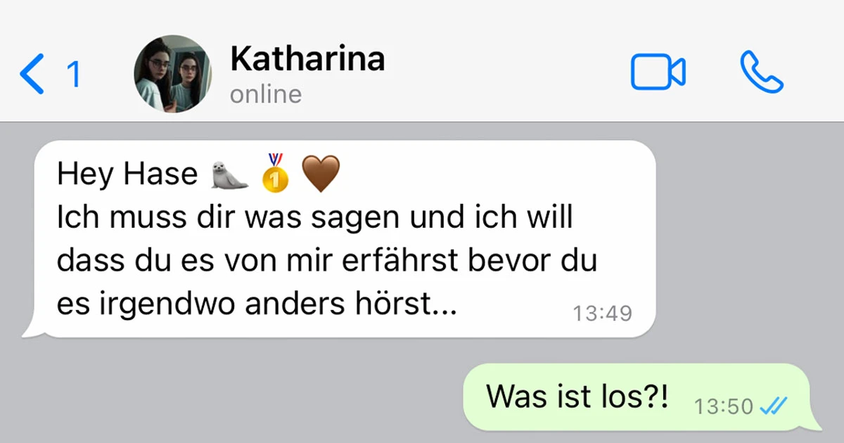 Immerhin ist sie ehrlich