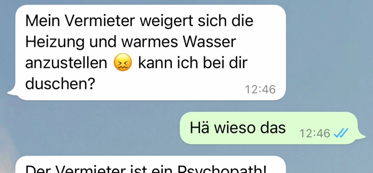 Sie will doch nur in ruhe irgendwo wohnen