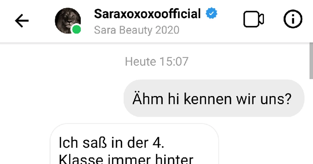 Heute ist sie bekannte Influencerin?