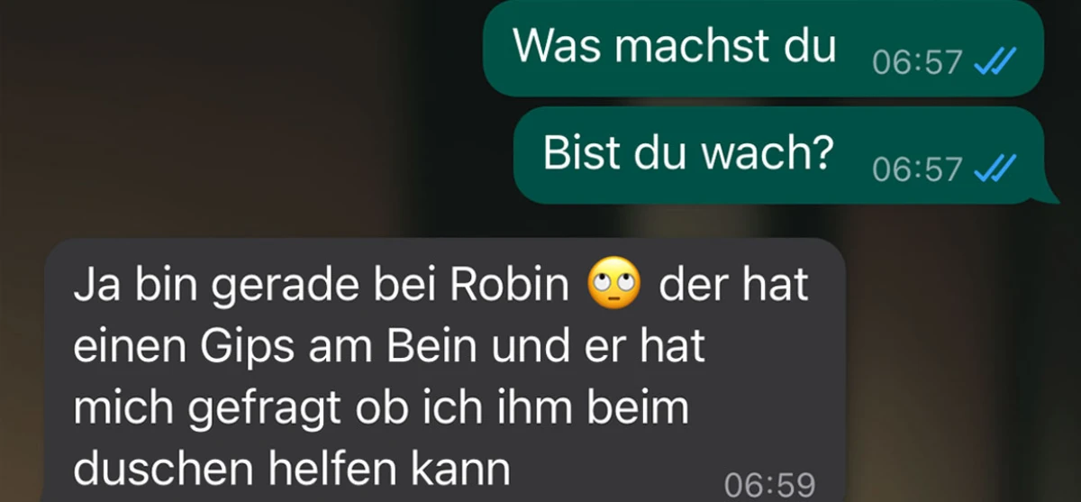 Sie hilft einfach ihrem Ex