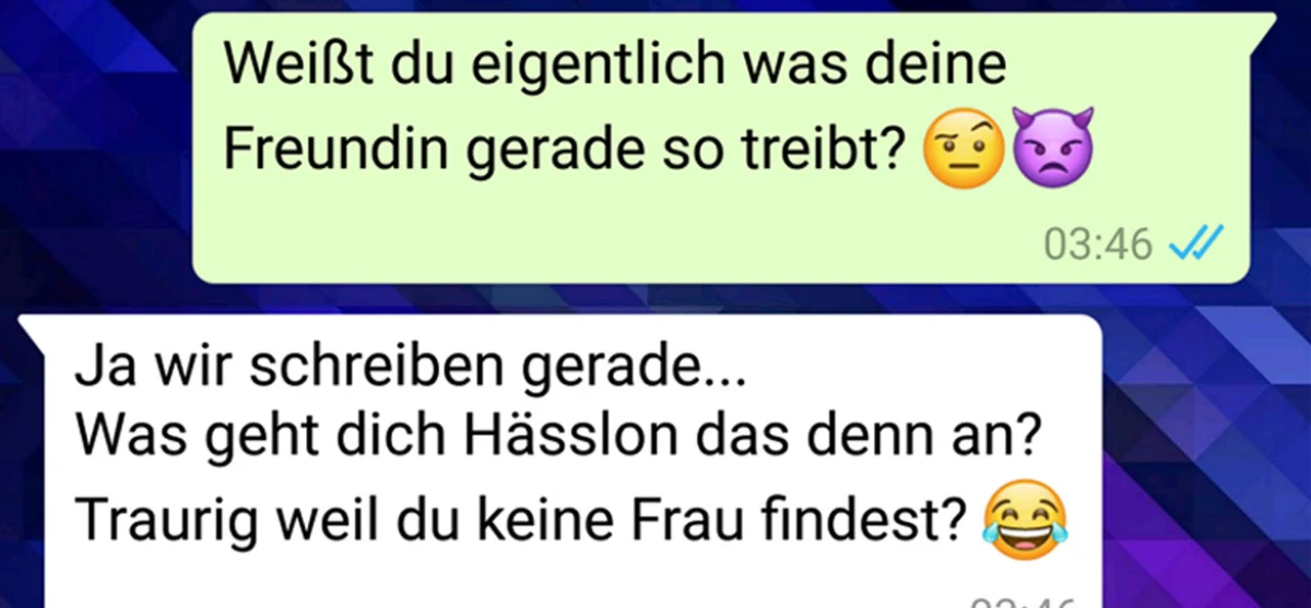 Er hatte wohl noch eine Rechnung offen