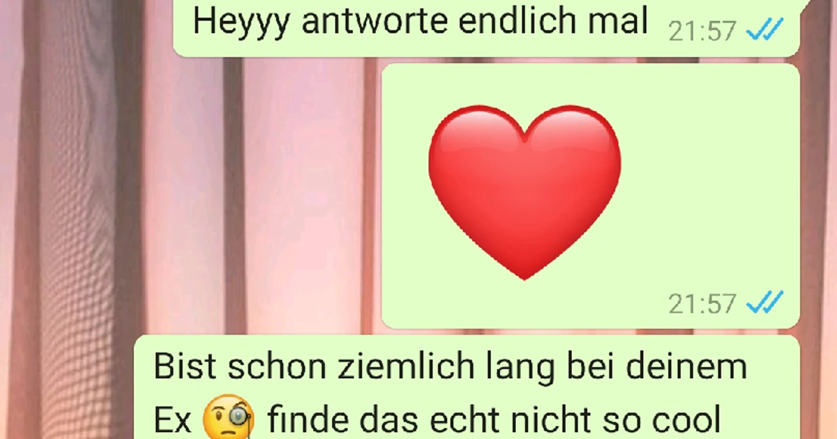 Sie kann einfach zu ihrem EX gehen