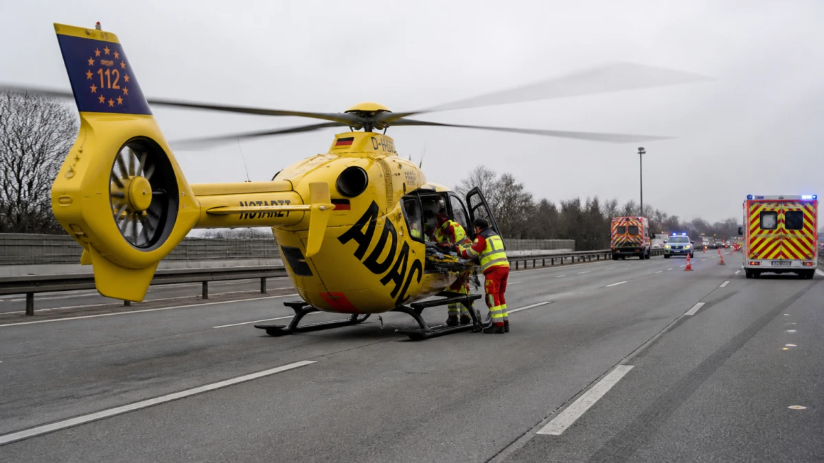 Zwei Tote, drei Kinder in Lebensgefahr: Frontalcrash auf A45 bei Florstadt