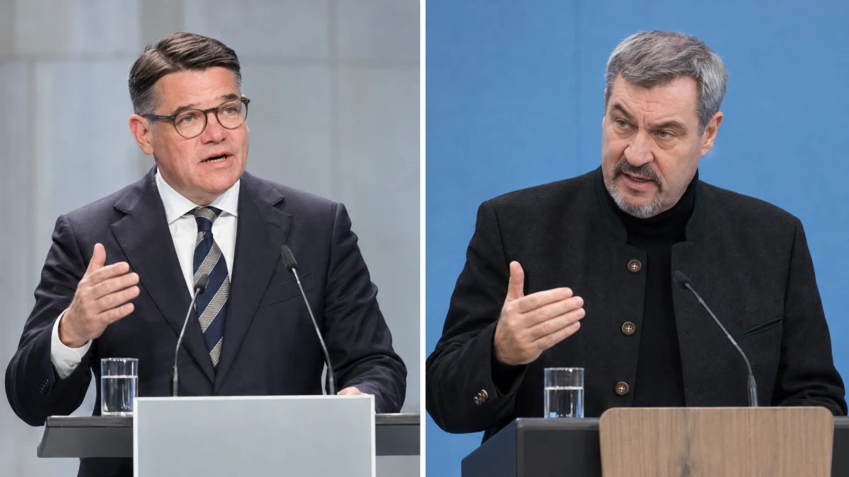 Rhein und Söder wollen Berlin und Sachsen-Anhalt Geld streichen