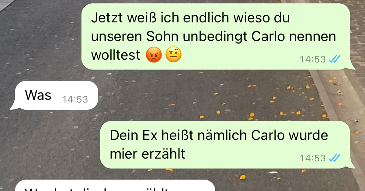 Ihr Sohn hat einfach den selben Namen