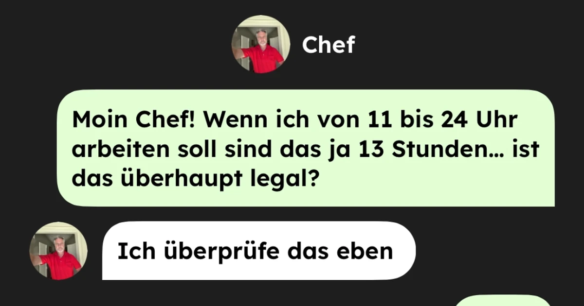 Wenn dein Chef einfach zu viel verlangt 🤣