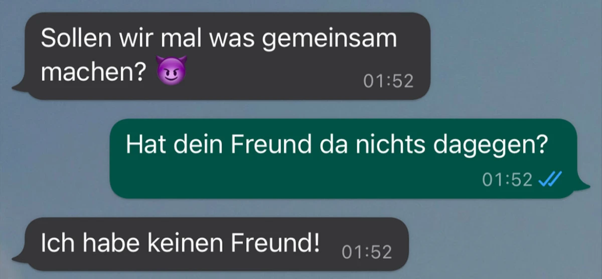 Sie hat einfach einen Ehemann