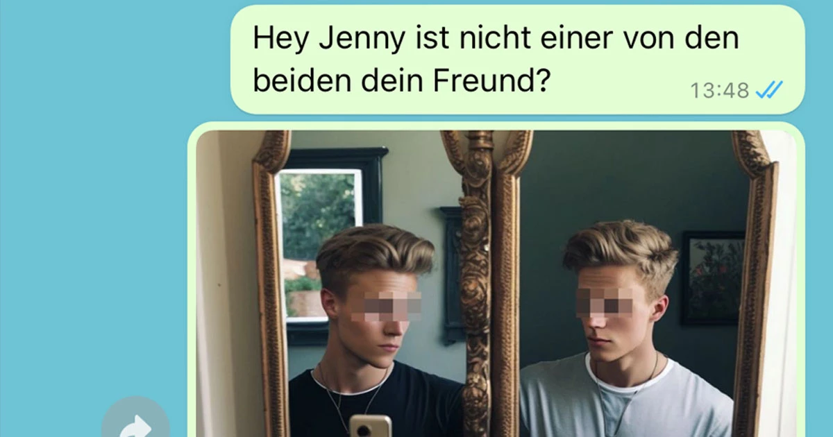 Wenn plötzlich ihr Freund schreibt