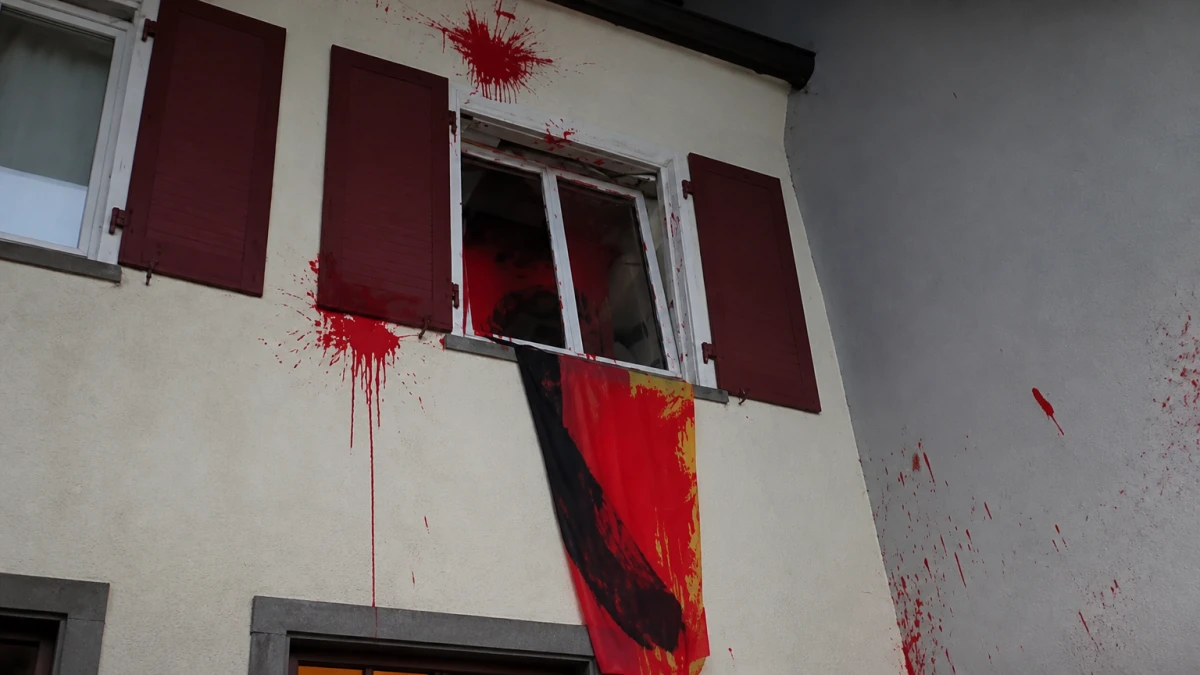 Farbanschlag auf Haus von AfD-Jugendchef – Täter prahlen mit Video