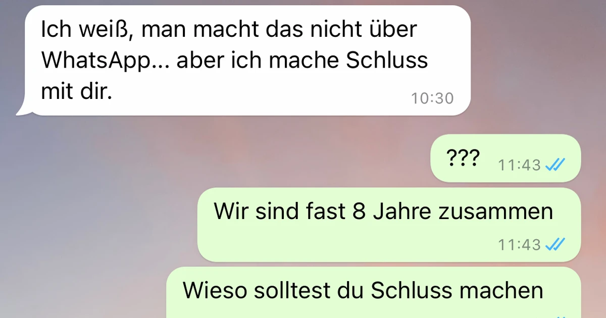 Wenn da plötzlich ein anderer ist