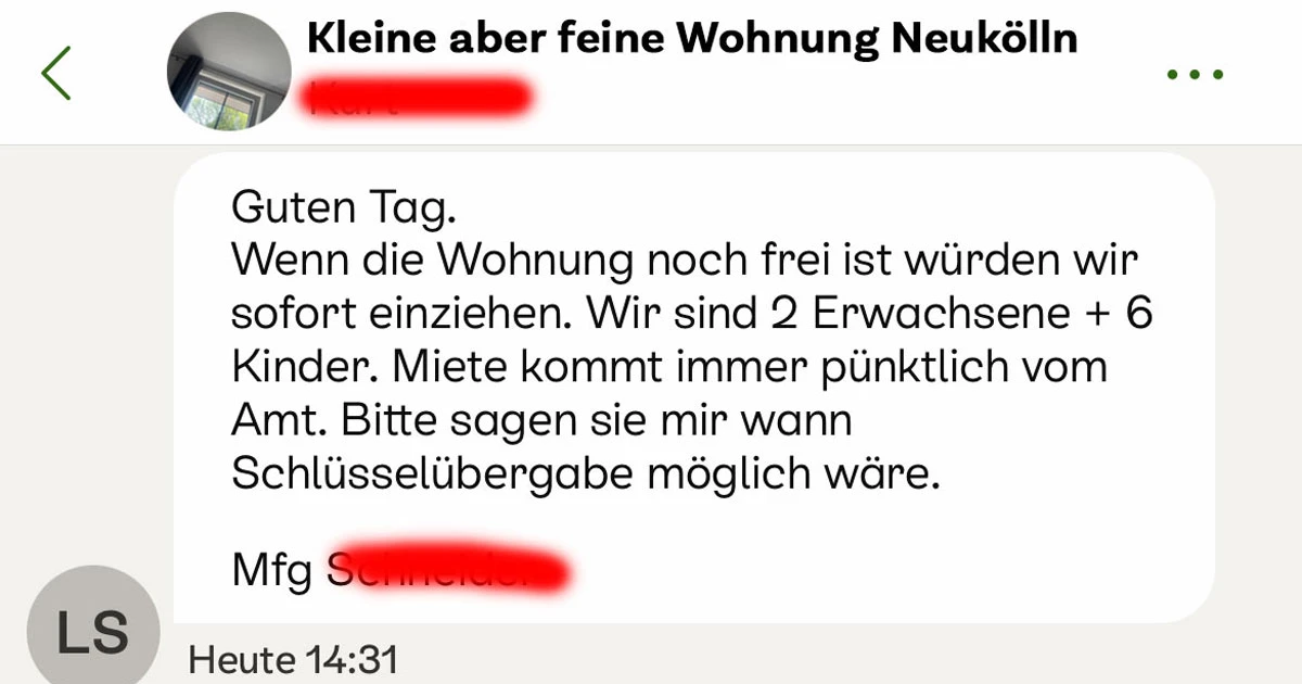 Eine Wohnung zu finden ist nicht so leicht