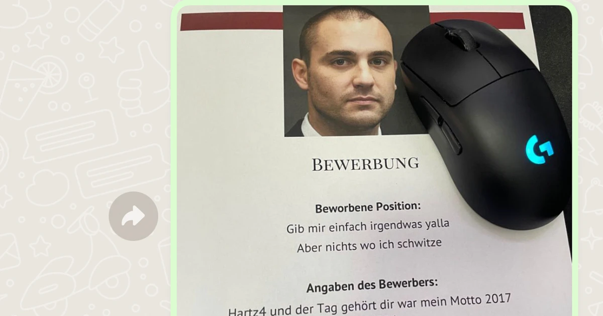 Eine ganz spezielle Bewerbung