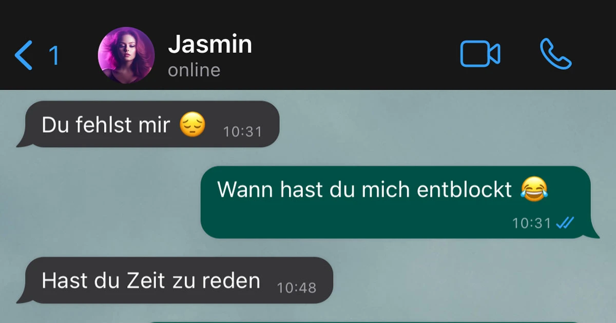 Plötzlich will sie noch mal reden