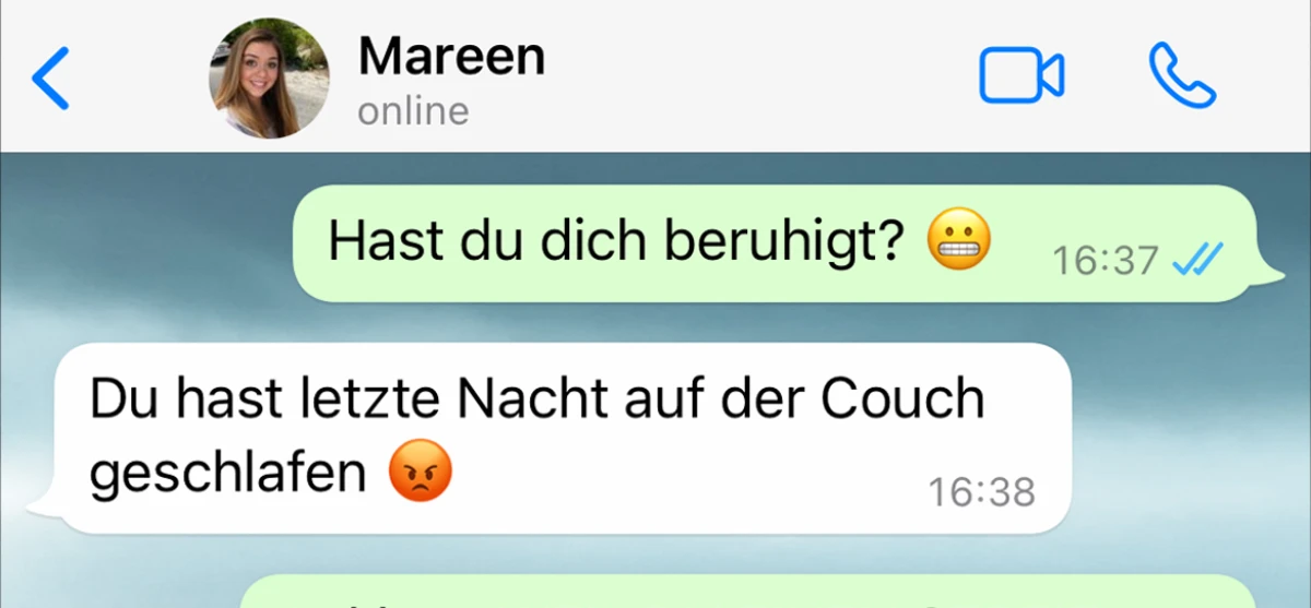 Sie wird sich nie beruhigen