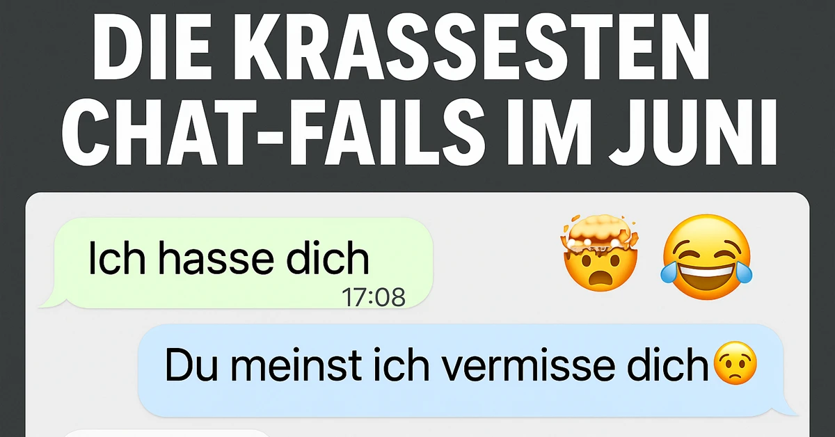 OMG đ Die lustigsten Chat-Fails aus dem Juni 2025!
