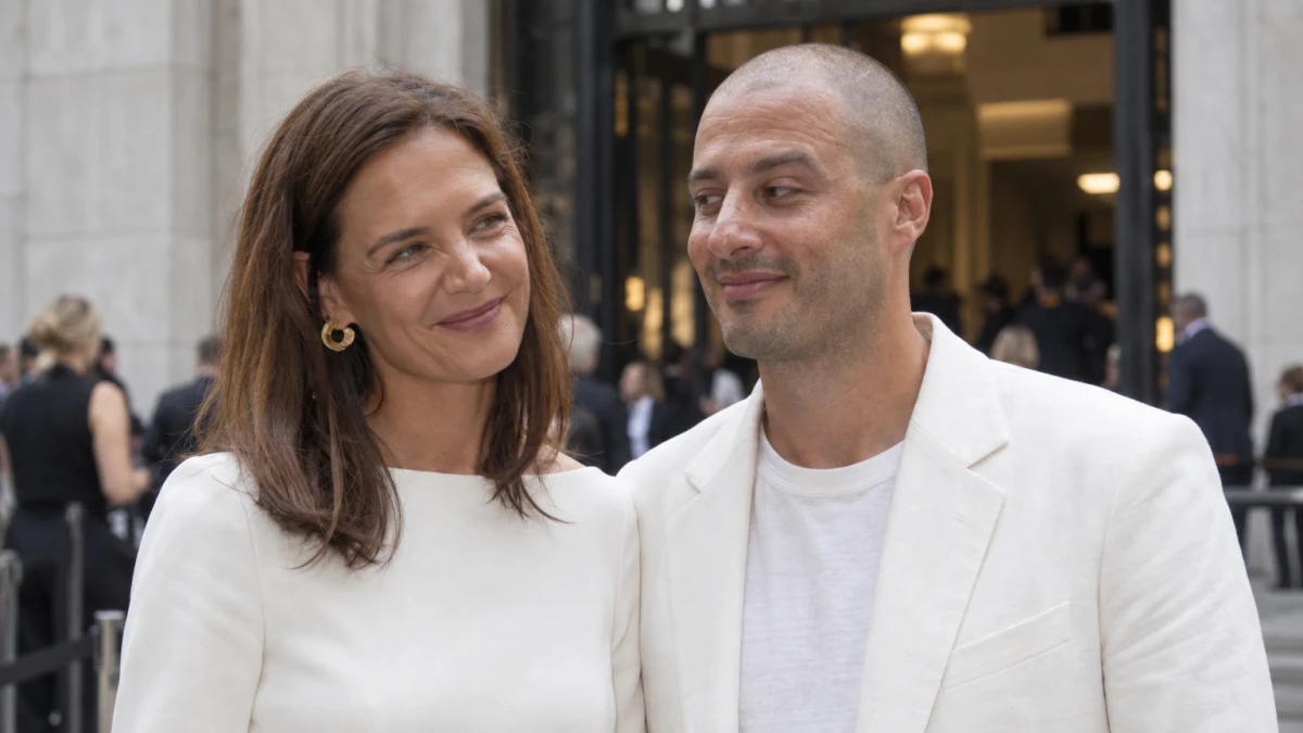 Katie Holmes zeigt Jason Bard Yarmosky erstmals auf der Fashion Week