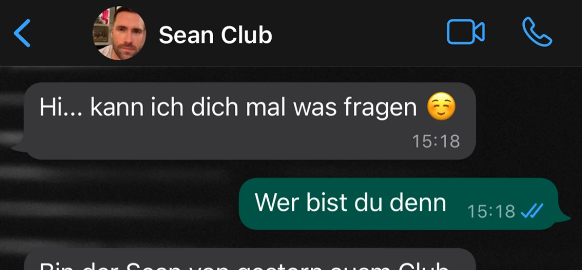 Sie haben sich im Club kennengelernt