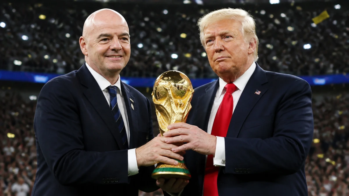 Trump und Infantino überreichen den WM-Pokal – FIFA bricht mit Tradition
