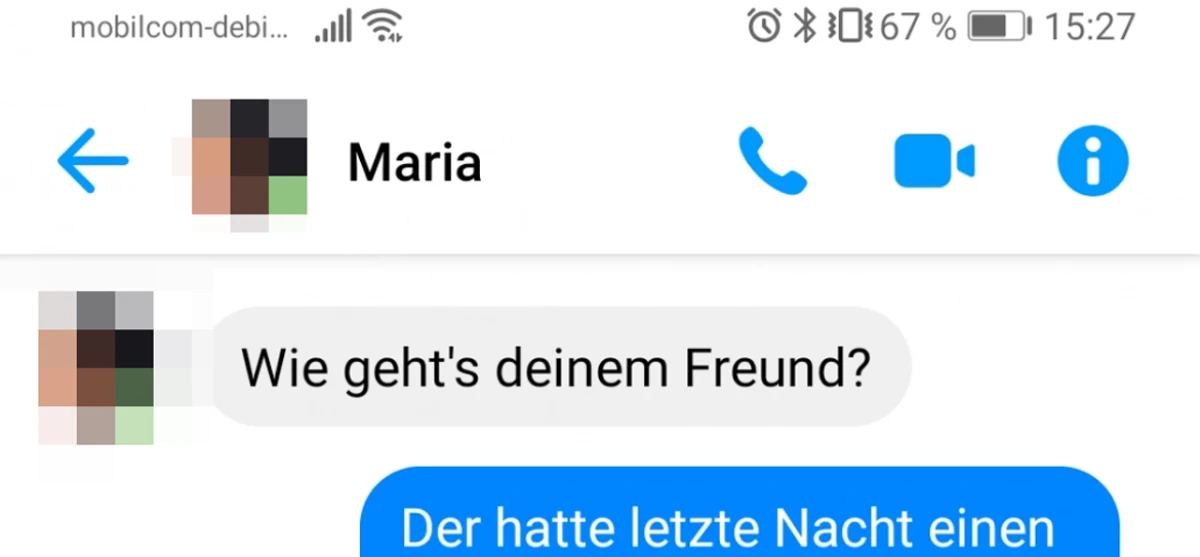 Der Chat zeigt euch, wieso ich Vertrauensprobleme habe