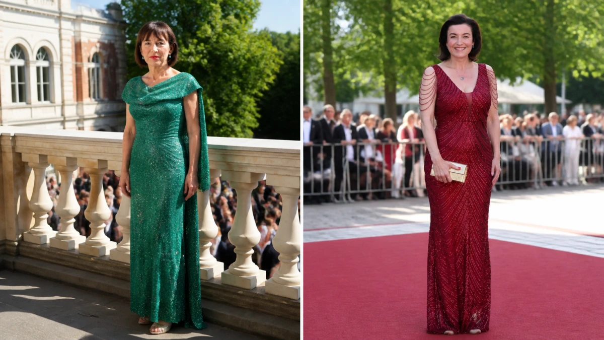 Charlotte Merz und Dorothee Bär tragen fast gleiche Roben