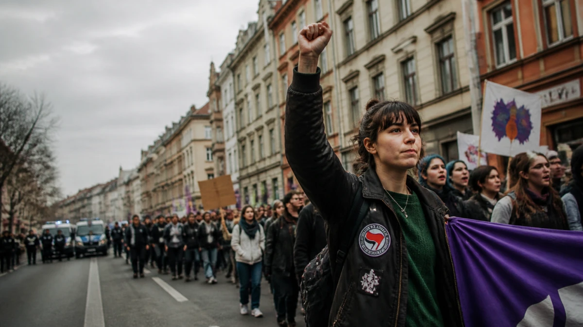 35.000 bis 50.000 Demonstranten: Erfurt vor AfD-Parteitag und größtem Polizeieinsatz