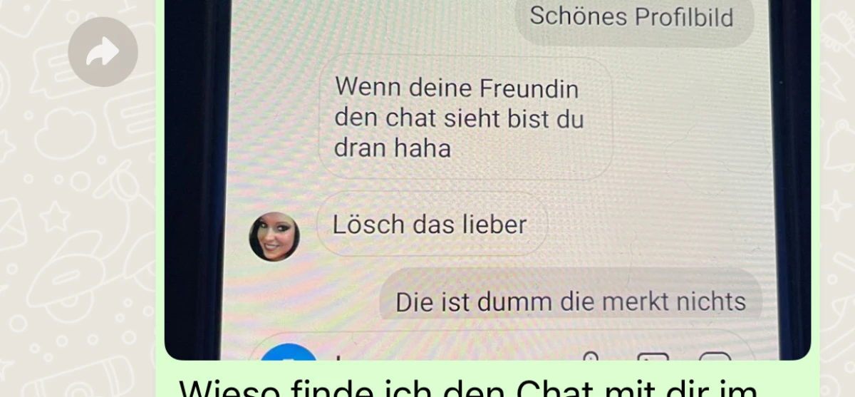 Sie hat sein Handy verwanzt