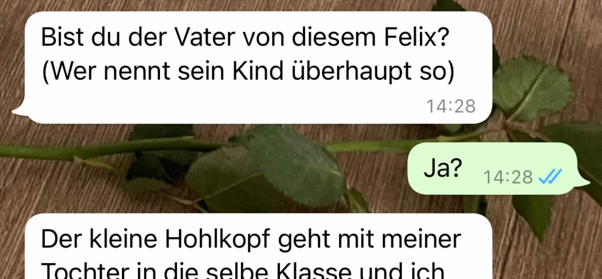 Wenn plötzlich ihr Vater dir schreibt