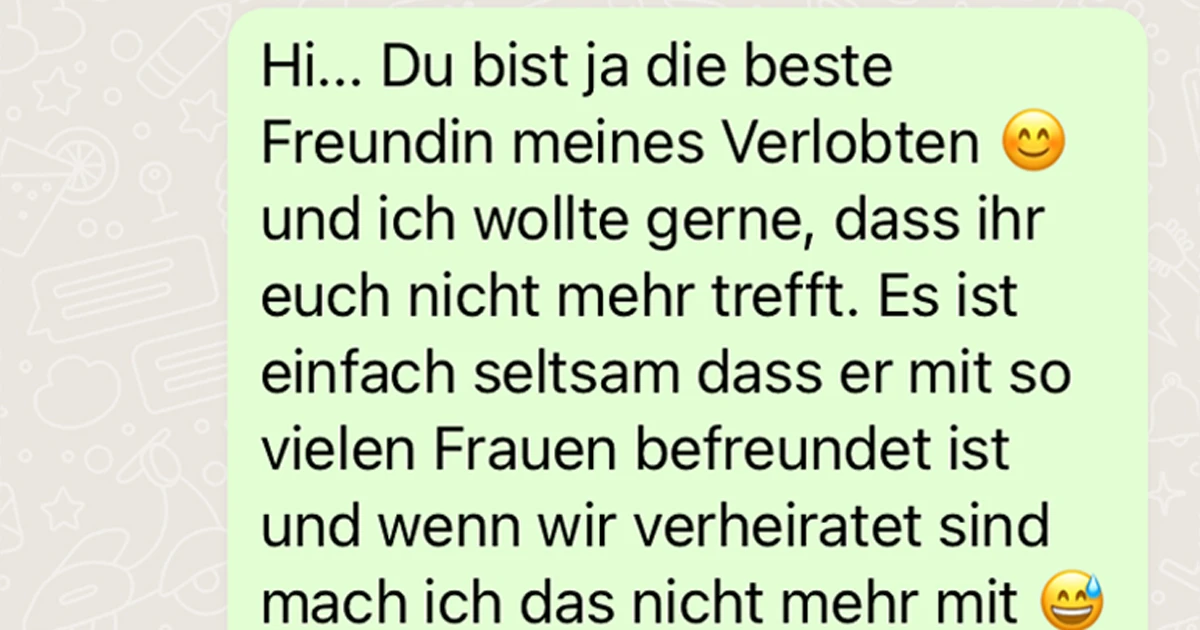 Die beste Freundin ihres Verlobten