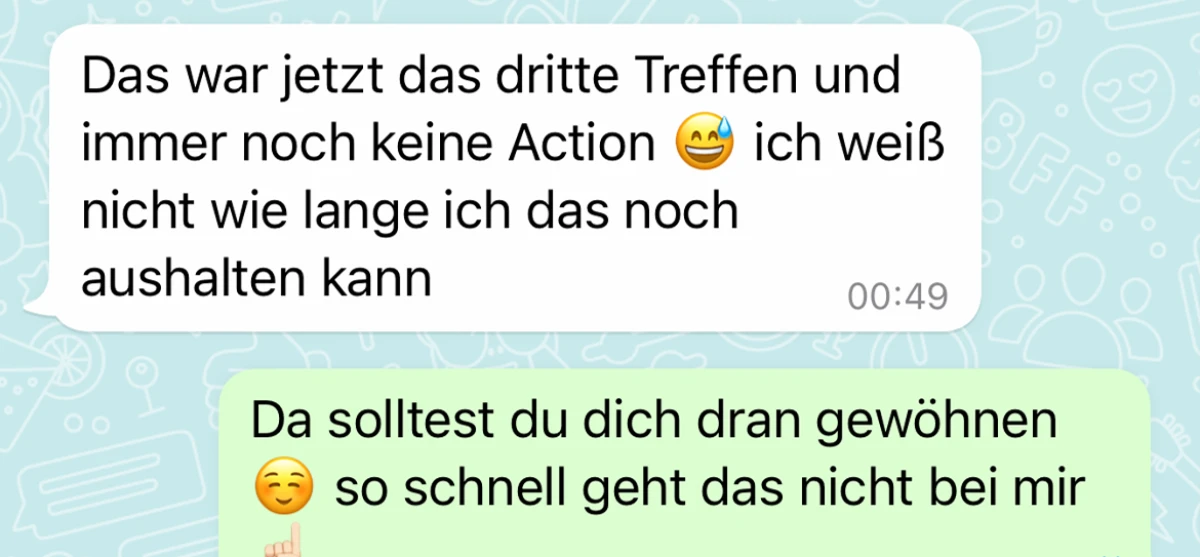 Er will das Unmögliche bei diesem Treffen