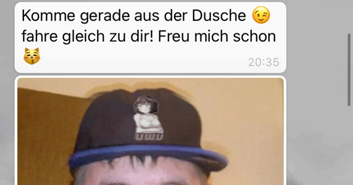 Sein Profilbild sieht ganz anders aus